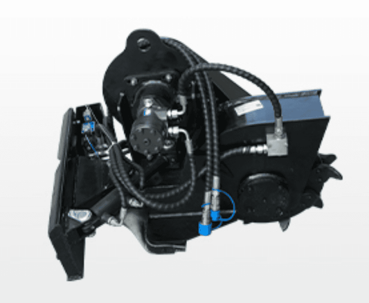 Rippa Australia stump grinder attachment side view for efficient tree stump removal