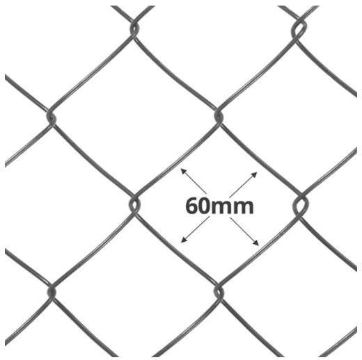 Chain Link PVC Coated Mesh (60mm) - Labadi Engineering