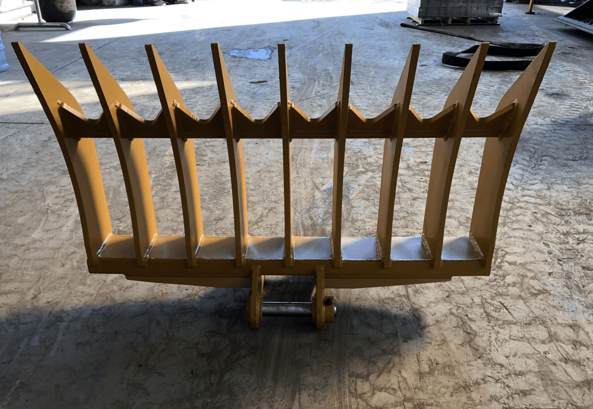 Labadi 5 Tonne Excavator Stick Rake - Labadi Engineering