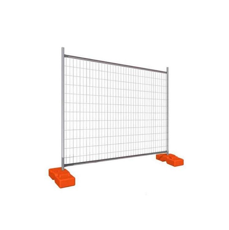 Temporary Fencing with Plastic Bases & Clips - Labadi Engineering